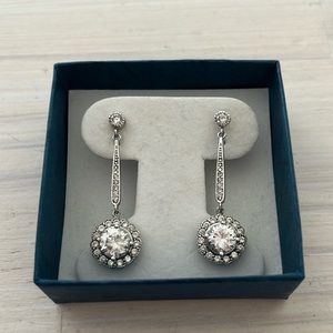 Sterling silver dangle earrings